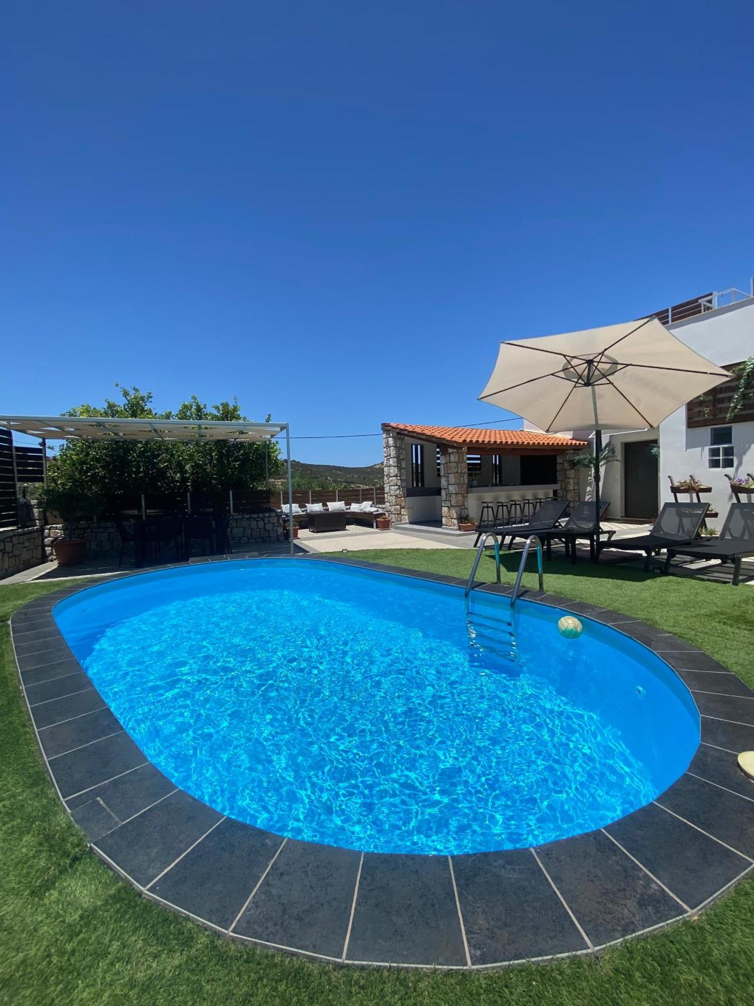 Casa Christina-Luxury Villa 基萨莫斯 外观 照片